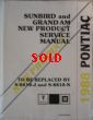 1988 Pontiac Sunbird and Grand Am New Product Service Manual